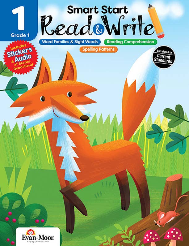 北美黄冈Evan-Moor Smart Start: Read and Write, Grade 1 Workbook-1