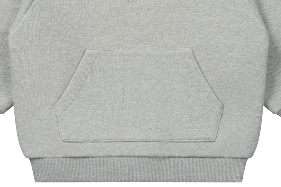 Nest Designs Basic Organic Terry Hoodie - Cloudburst Light-4