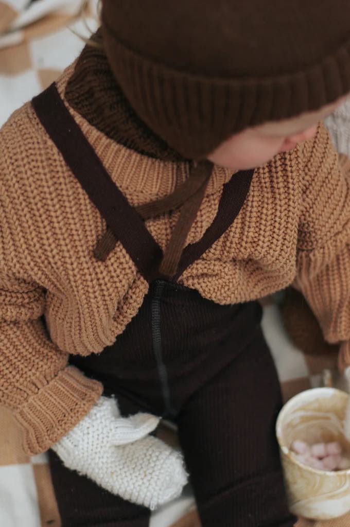 丹麦Silly Silas-Wooly Footless Espresso Brown-3