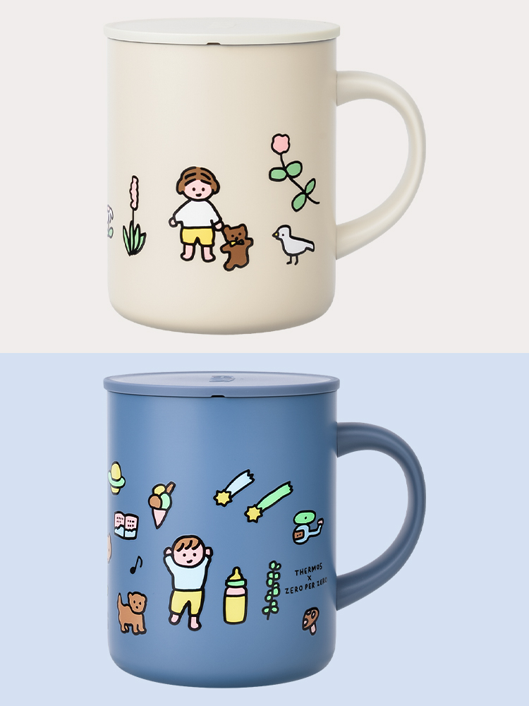 韩国 Thermos Zero Per Zero 马克杯 - 米色-1