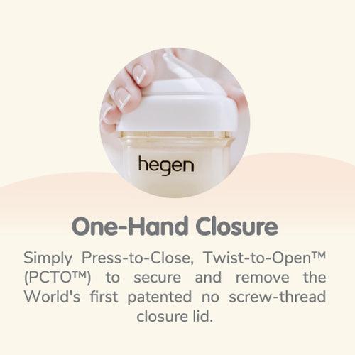 新加坡Hegen 11oz /330ml Baby Bottle with Fast Flow Teat - 2 PACK-1