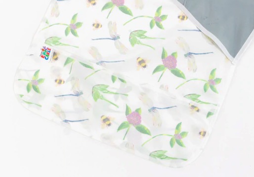 Nest Designs x Eric Carle 短袖防水围兜-花园飞行-3
