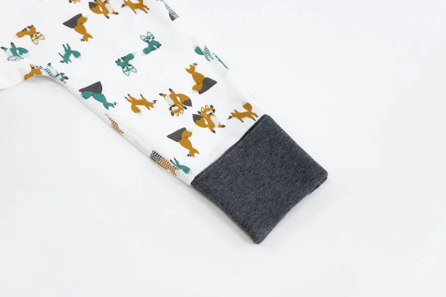 Nest Designs Organic Cotton One-Piece Zip Footless
Sleeper - Foxtrot - 2T-3T-2