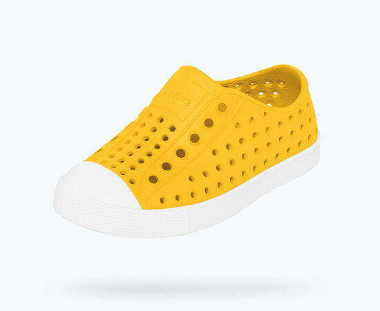 加拿大Native Jefferson Child - Crayon Yellow/ Shell White - Big Kids-1