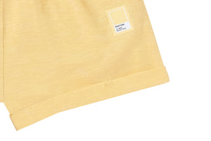 Nest Designs Bamboo Jersey Shorts - Pantone Sunset Gold-2
