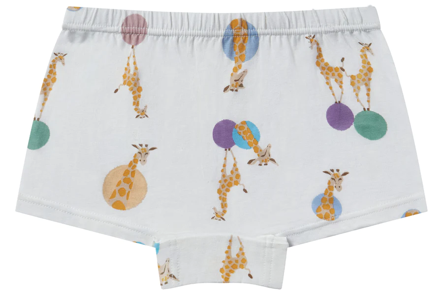 Nest Designs Bamboo Girls Boy Short Underwear (2 Pack) - Pairie Fun-3