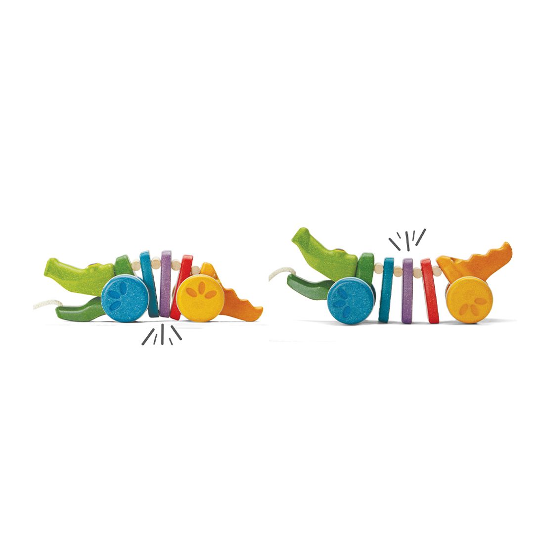泰国PlanToys Rainbow Alligator-3