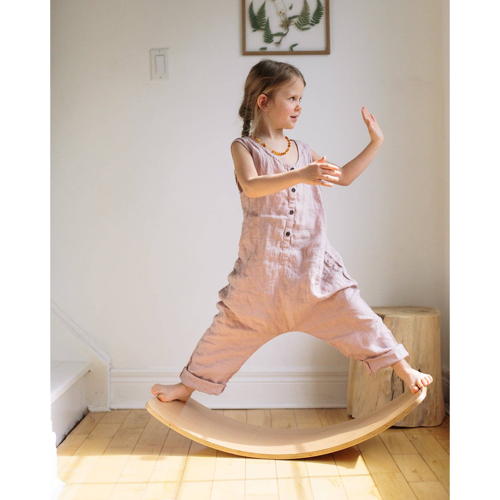 美国Kinderfeets Kinderboard Balance Board Waldorf Original Natural-1