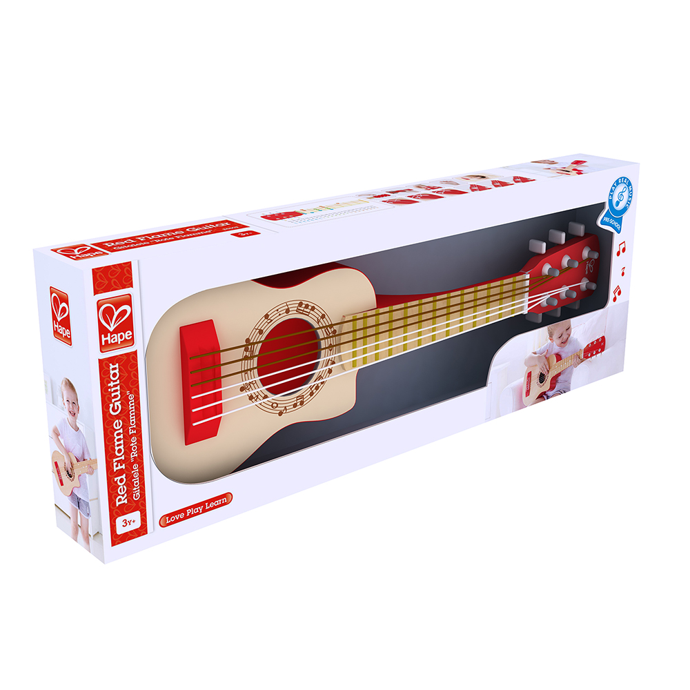Hape Red Flame Guitar红色吉他-2