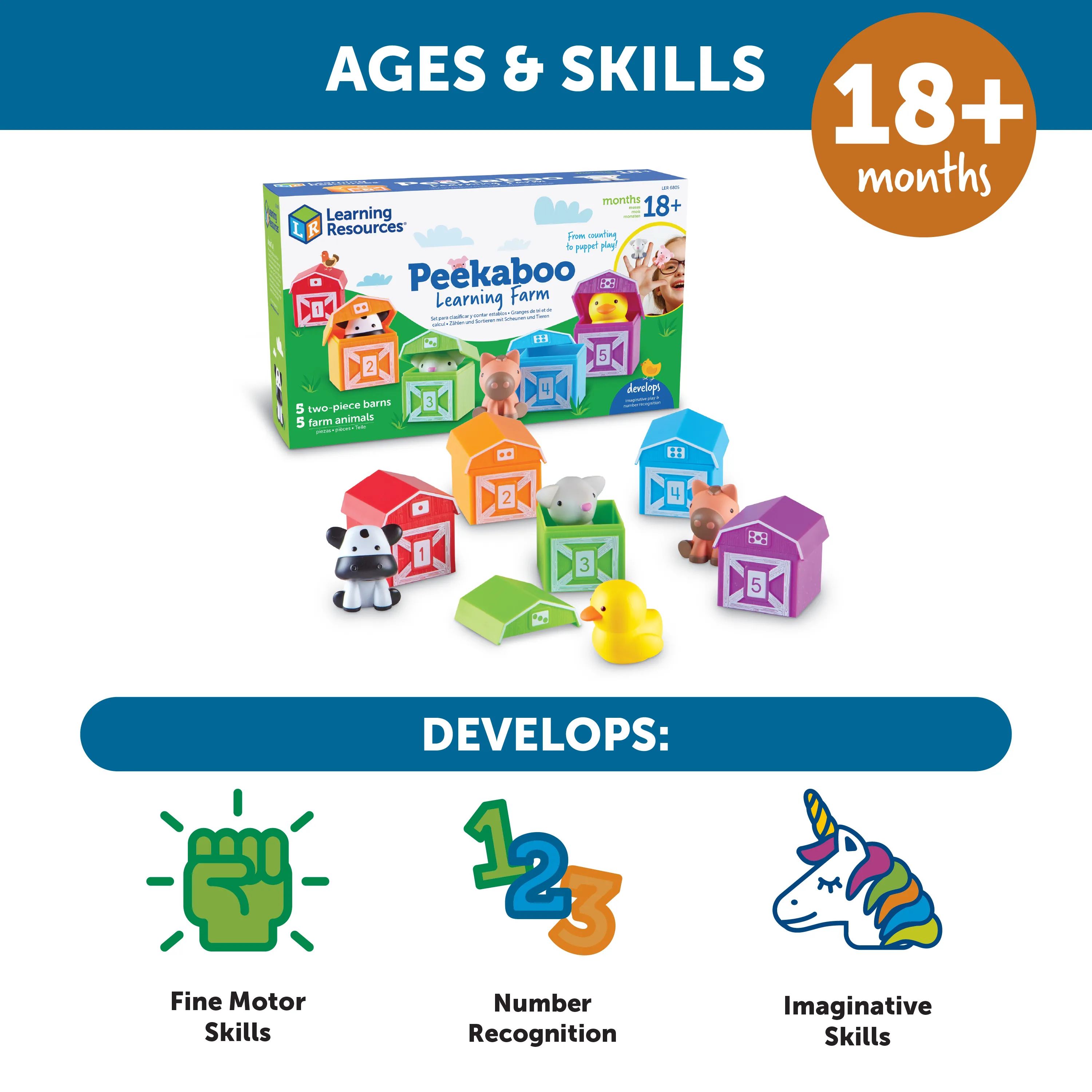美国Learning Resources Peakaboo Learning Farm-4